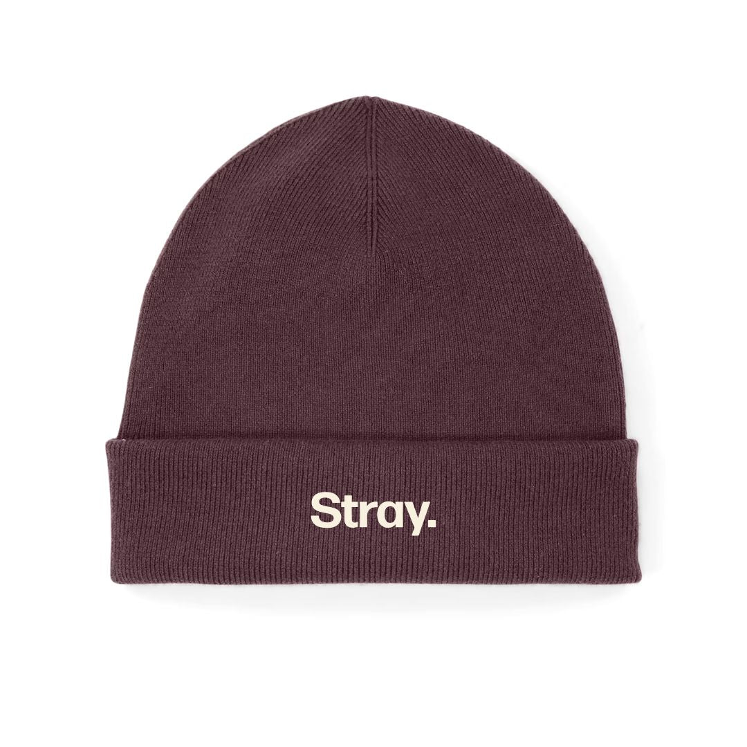 Stray. Beanie - Maroon