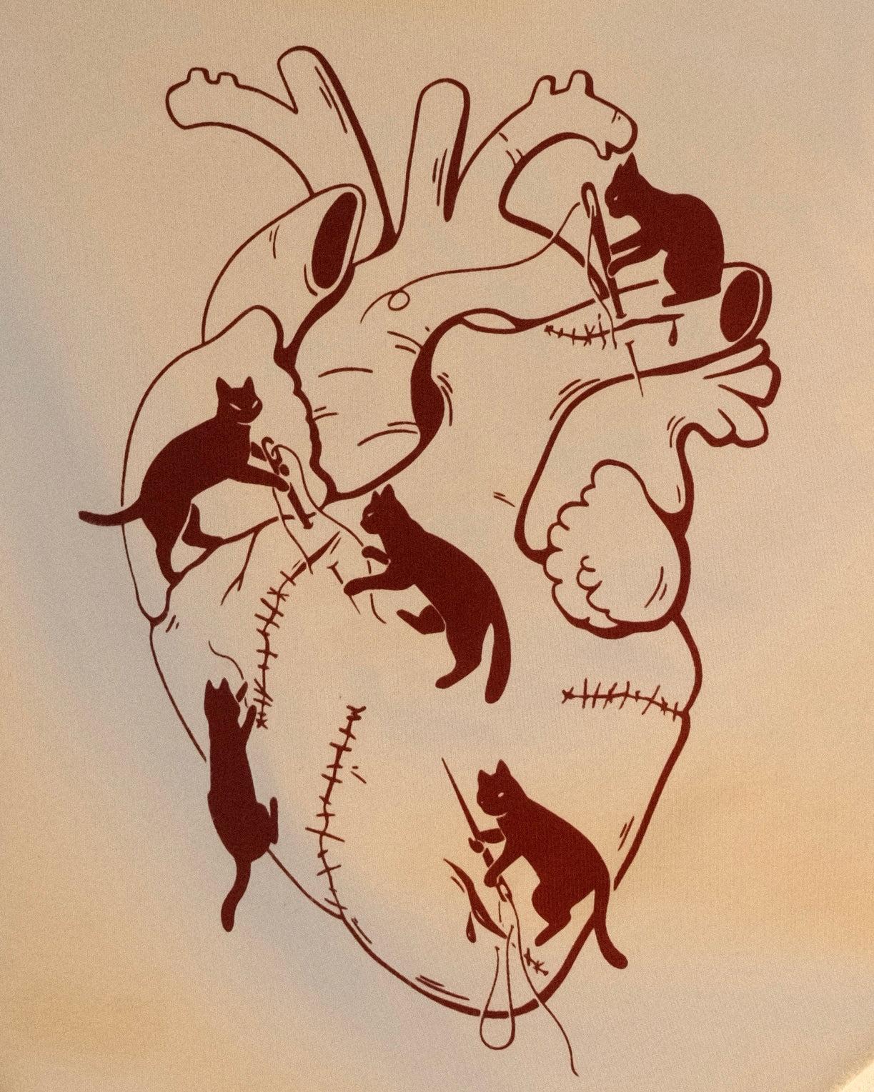 Stitched. Hoodie