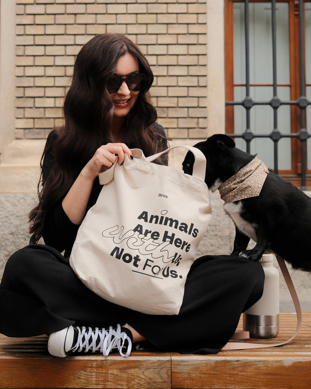 With Us. Tote Bag