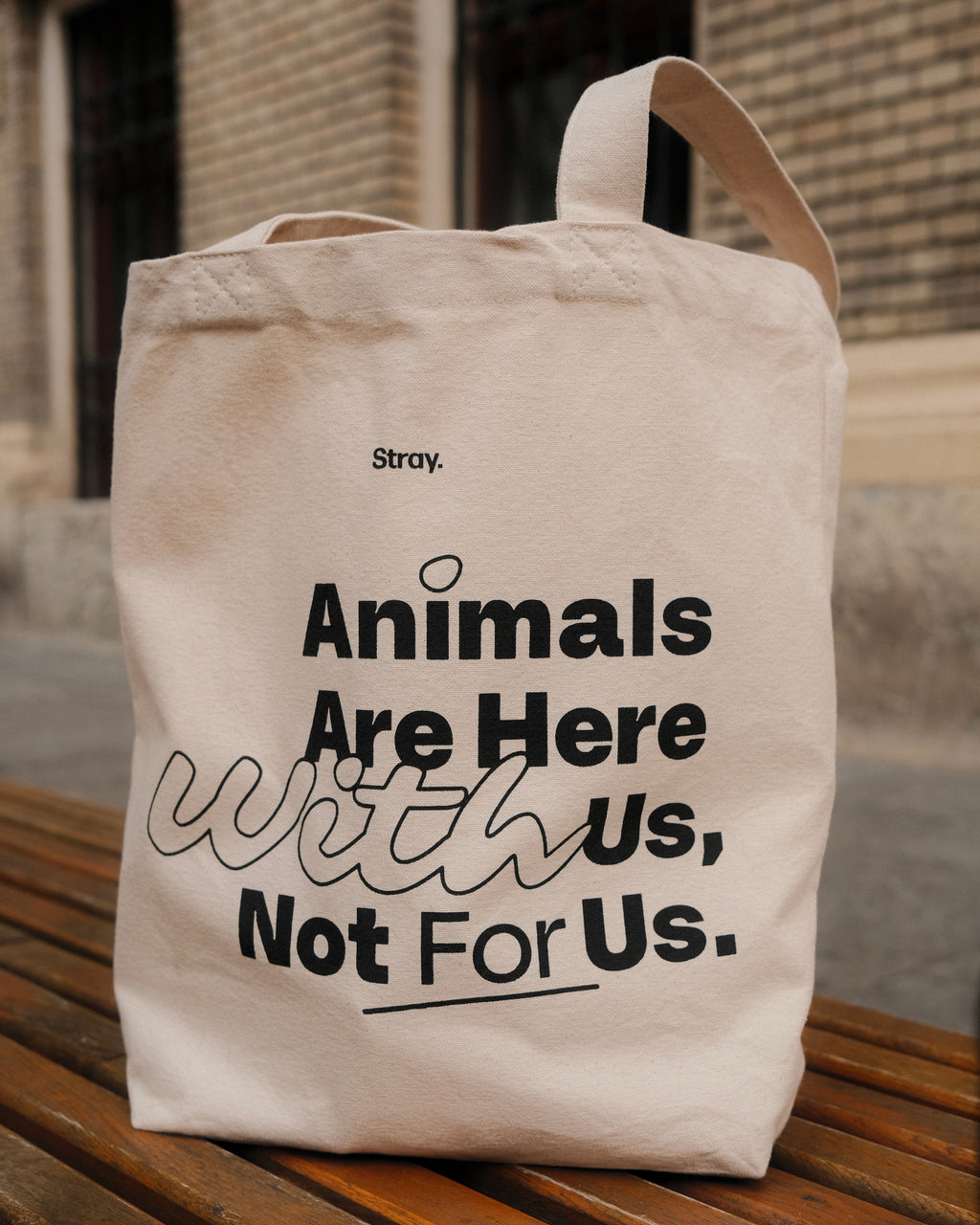 With Us. Tote Bag