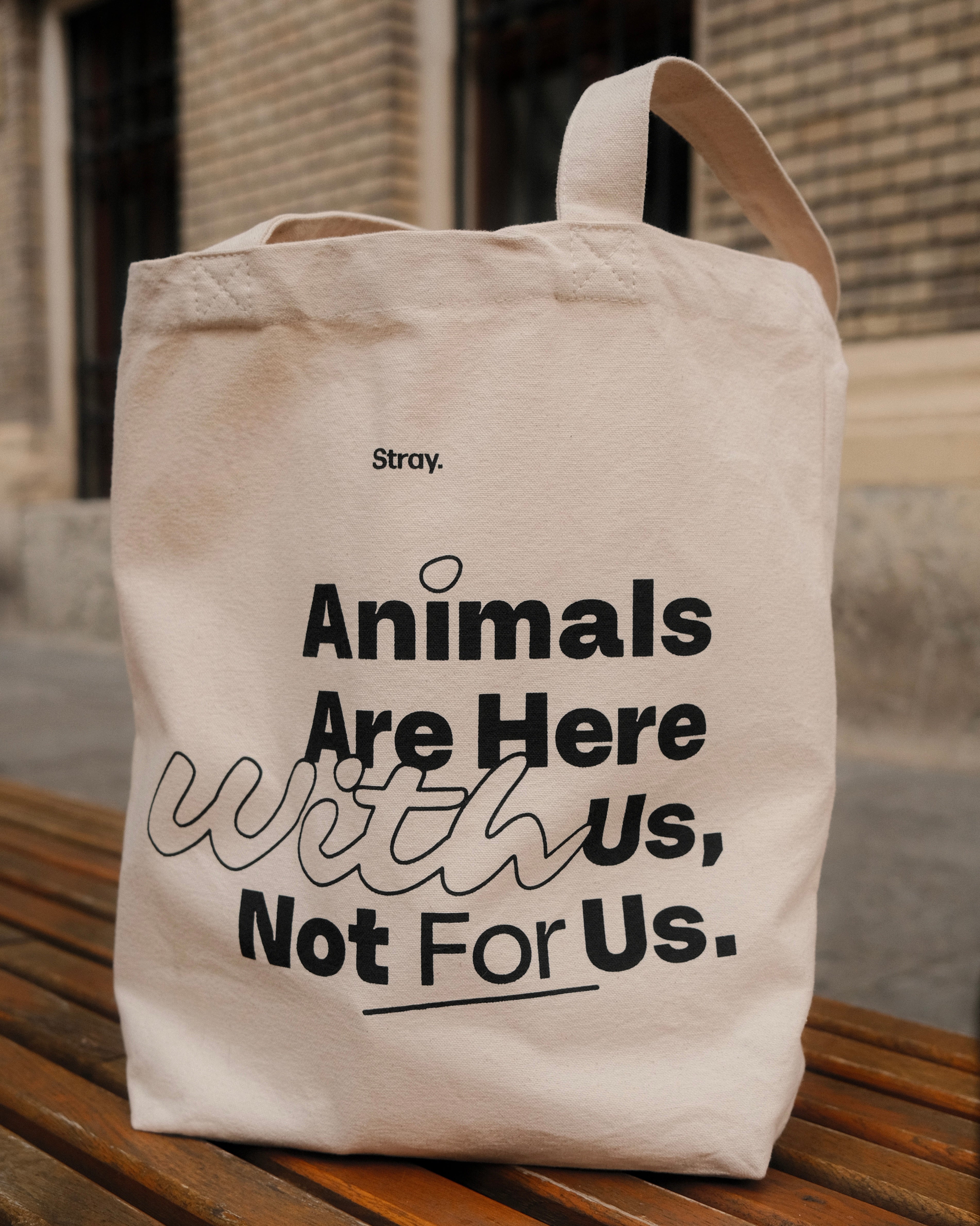 With Us. Tote Bag